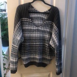 Over the shoulder sweater